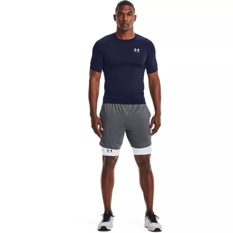 T-Shirt Hg Armour Comp Ss - Bleu Marine - Homme