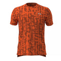 Tee Shirt Under Armour Launch Printed Ss - Orange - Homme