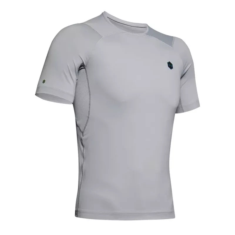 Rush Heatgear Compression T-Shirt - Gray - Men's