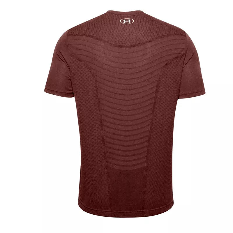Seamless Wave T-Shirt - Rood - Heren