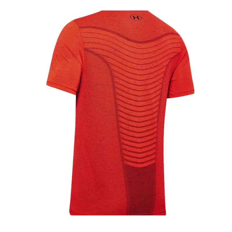T-shirt Seamless Wave – Czerwony – Męski