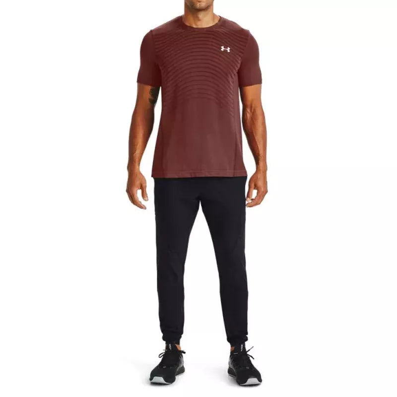 Seamless Wave T-Shirt - Rood - Heren