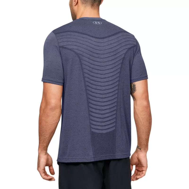 T-Shirt Seamless Wave - Blå - Herr