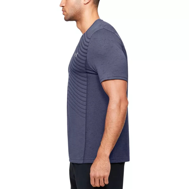 T-Shirt Seamless Wave - Blå - Herr
