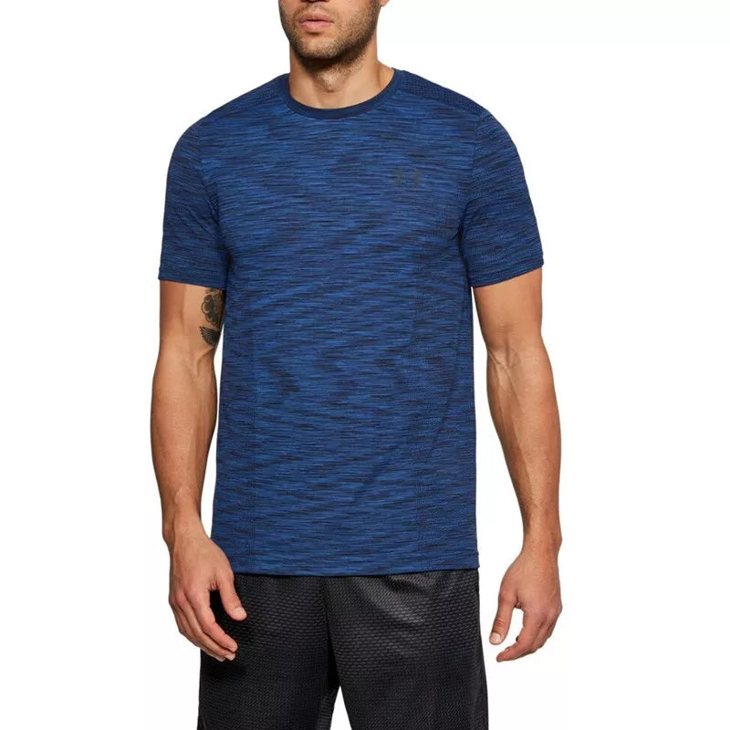 Tee-Shirt Threadborne Seamless - Bleu - Homme
