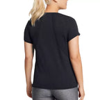 Vanish Seamless Loose Ss T-Shirt - Black/White - Women's
