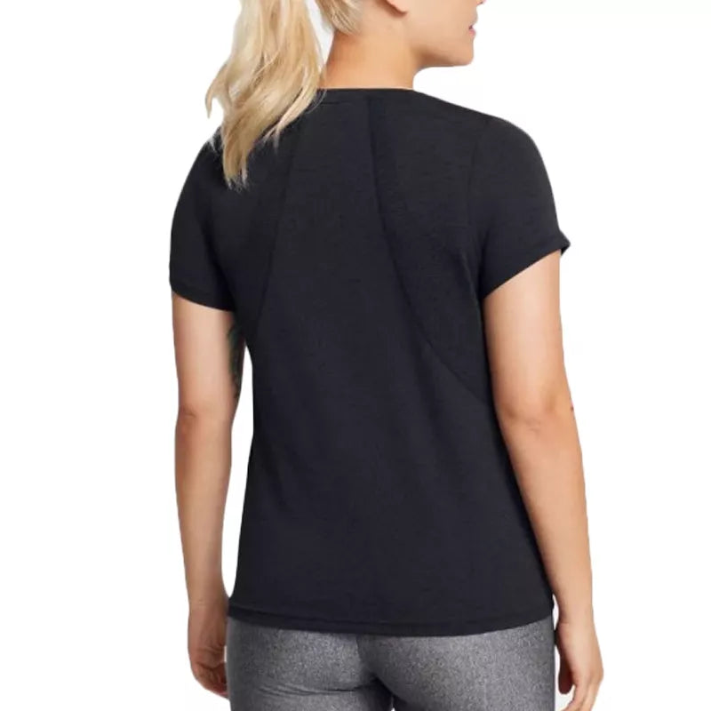 Vanish Seamless Loose Ss T-Shirt - Black/White - Women's