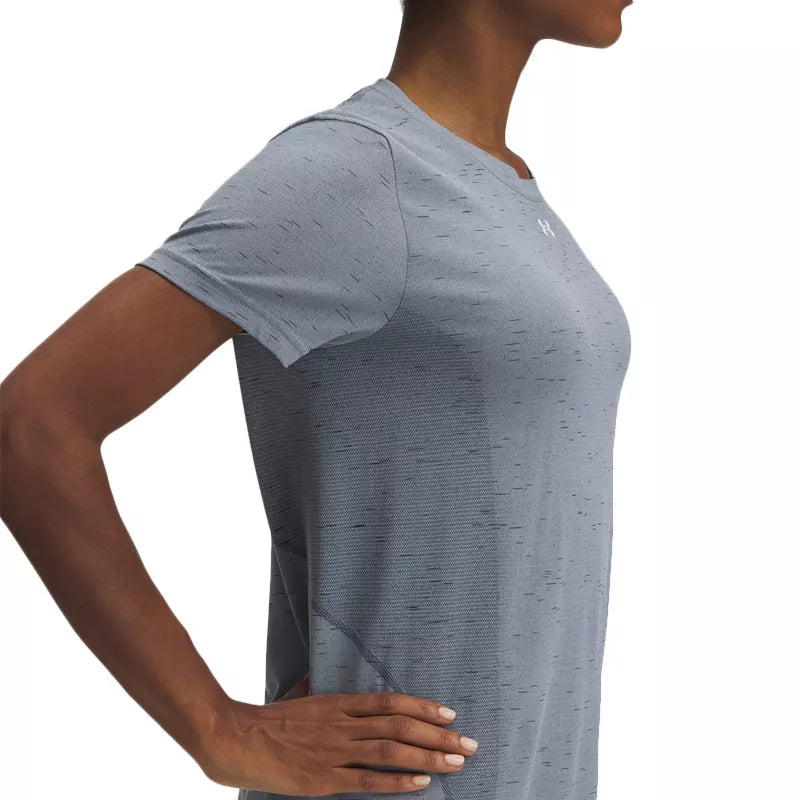 Vanish Seamless Loose Ss T-Shirt - Blue - Women