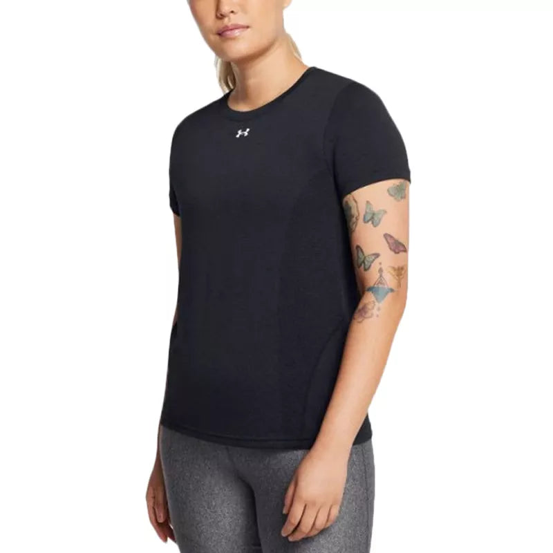 Vanish Seamless Loose Ss T-Shirt - Black/White - Women's