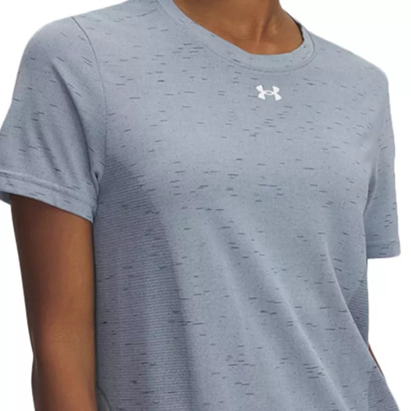 Vanish Seamless Loose Ss T-Shirt - Blue - Women