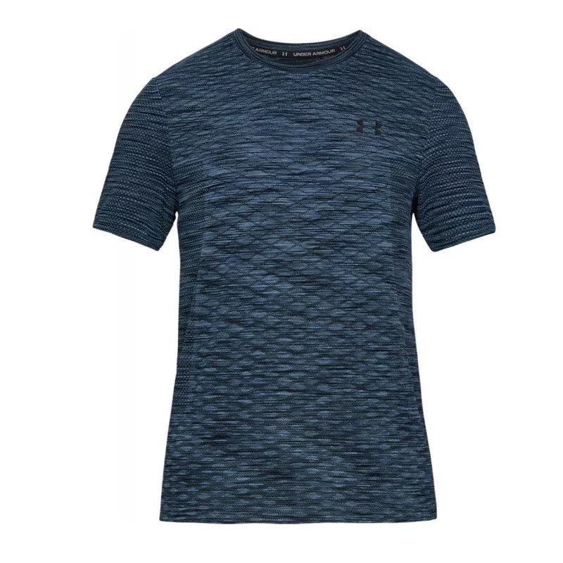 T-Shirt Vanish Seamless Ss Novelty - Bleu - Homme