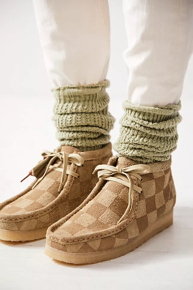 Wallabee Boot - Maple Check - Women's