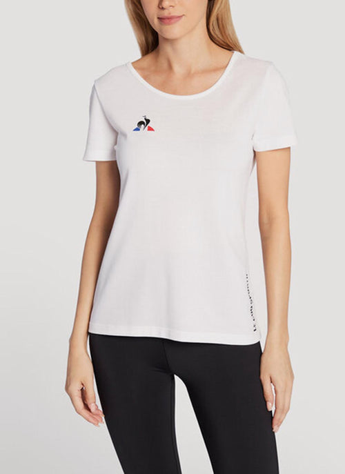 Le Coq Sportif - Tee-Shirt Tennis N°1 - New Optical White - Femme