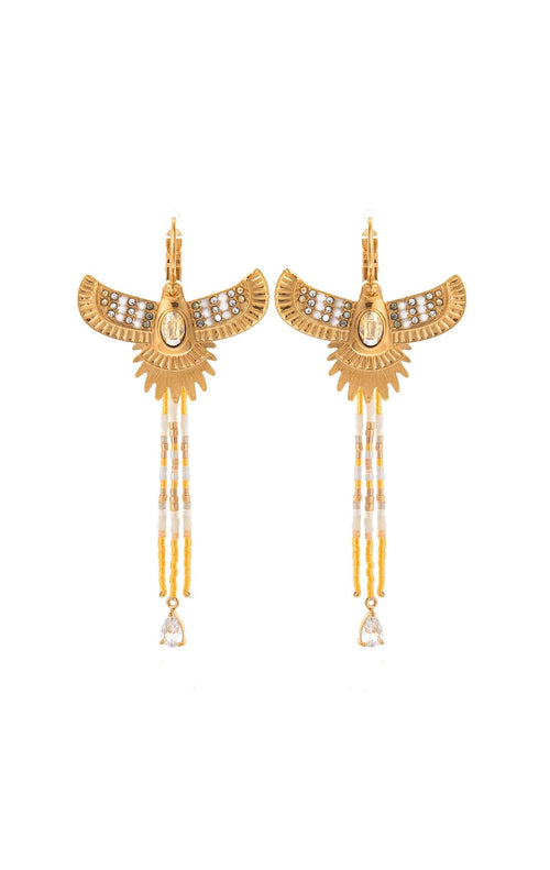 Boucle D'Oreille Teresina - Blanc