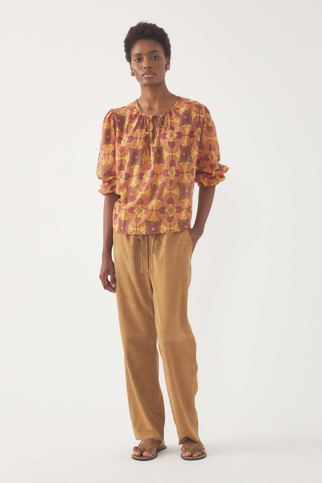 Blouse Tereza - Marron