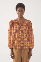 Blouse Tereza - Marron