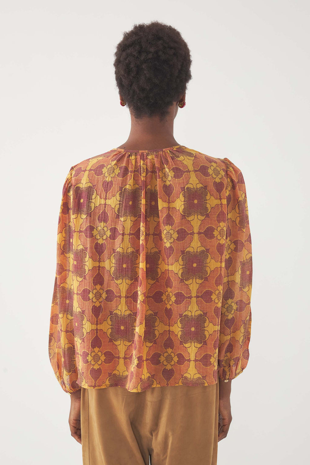 Blouse Tereza - Marron