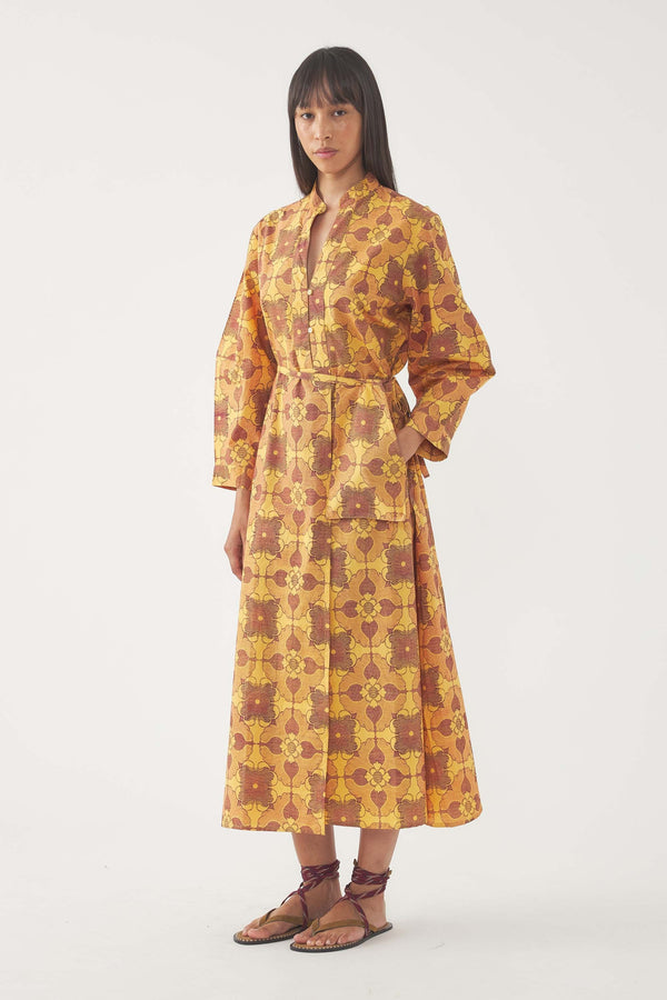 Robe Longue Tereza - Marron