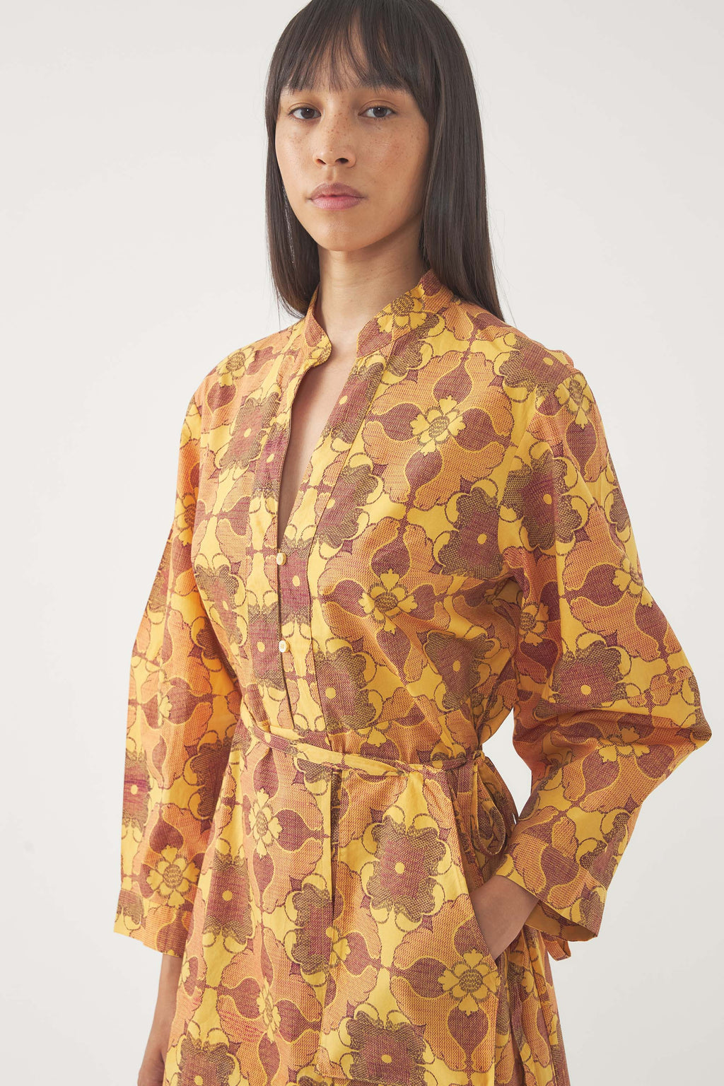 Robe Longue Tereza - Marron