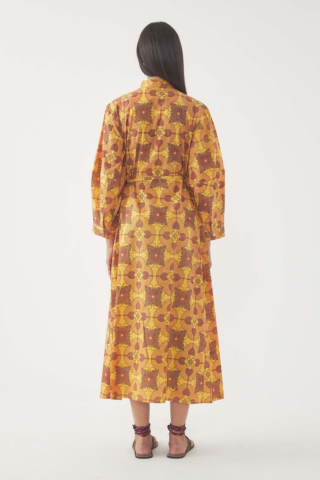 Robe Longue Tereza - Marron