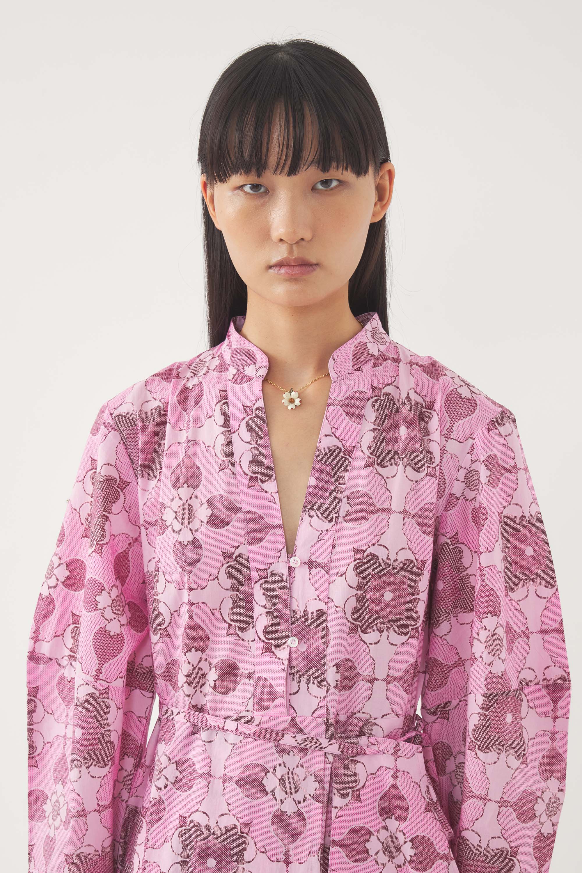 Robe Longue Tereza - Rose