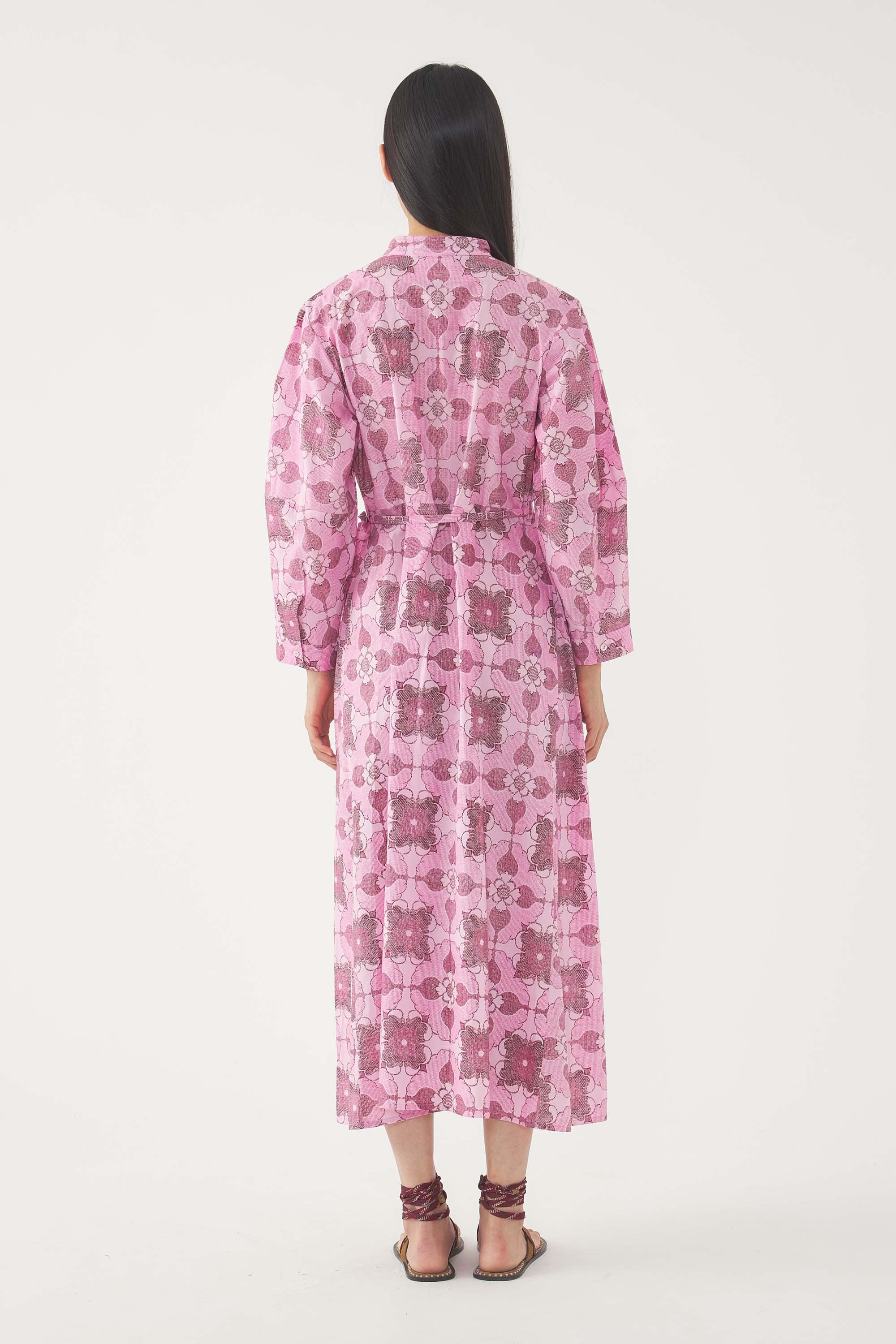 Robe Longue Tereza - Rose