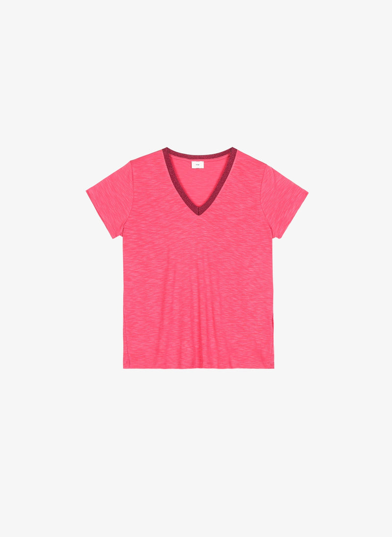 T-Shirt Terry Framboise