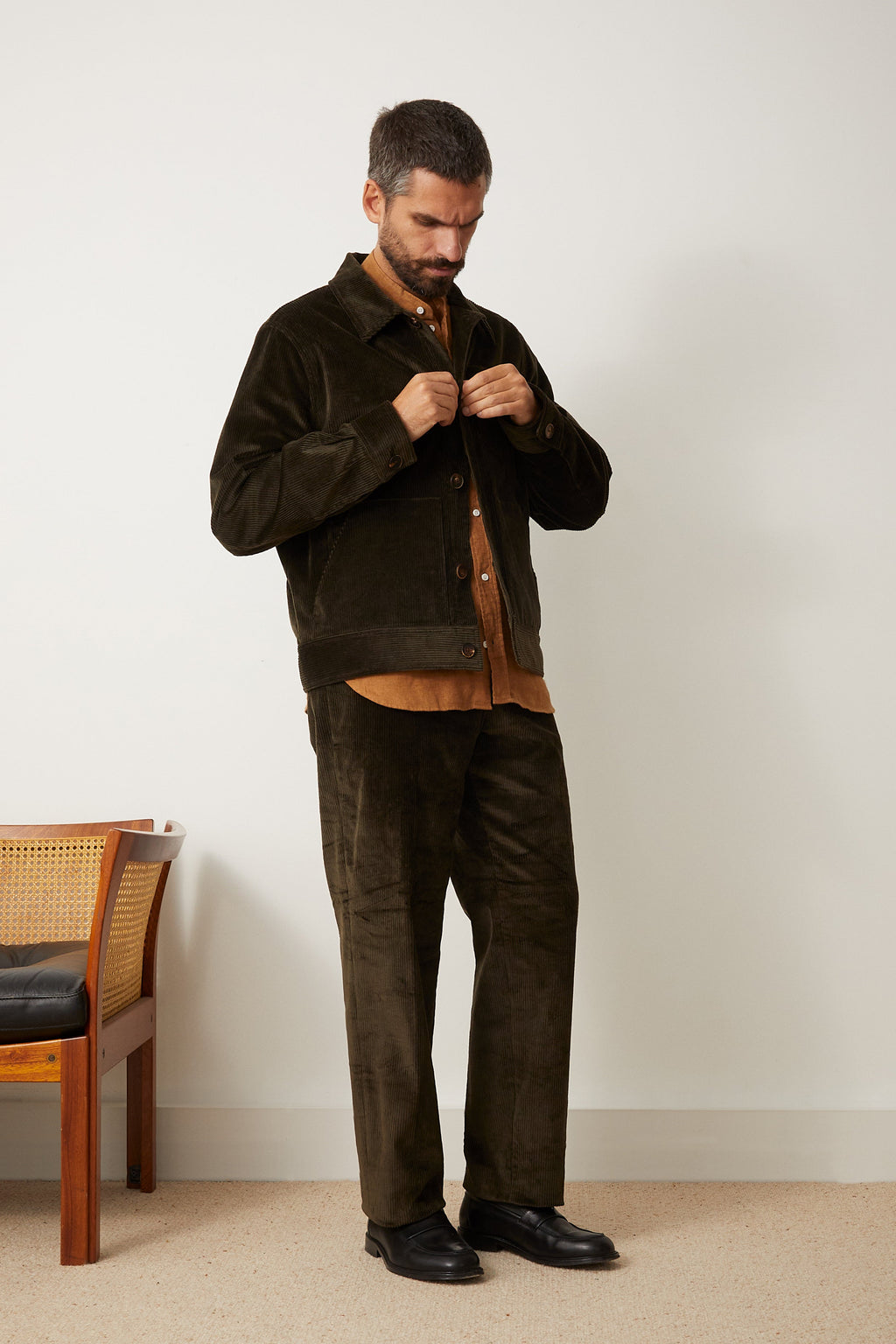 Veste Bergame - Kaki Foncé