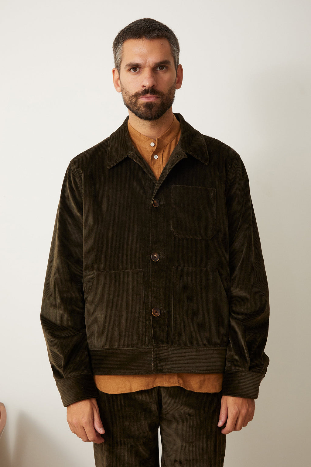 Veste Bergame - Kaki Foncé