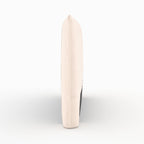 Safia - Cabecero de tela blanco con funda desenfundable