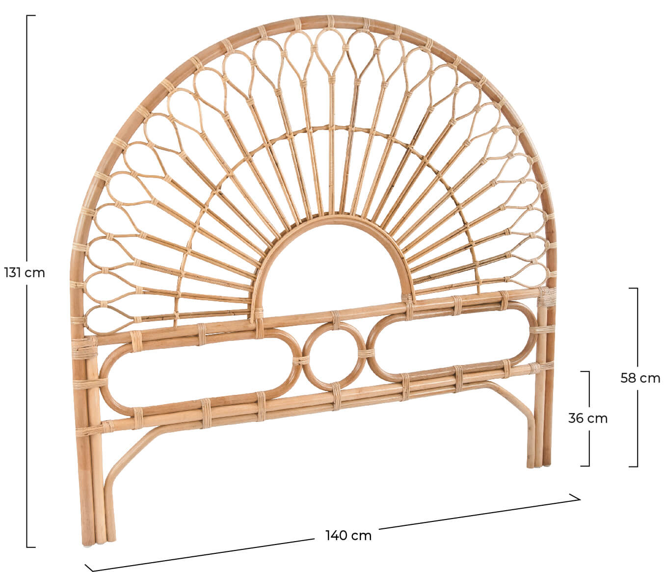 Bahia - Natural Rattan Headboard