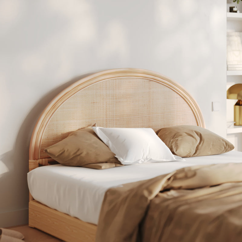 Tête de lit Madya en rotin naturel 160 cm