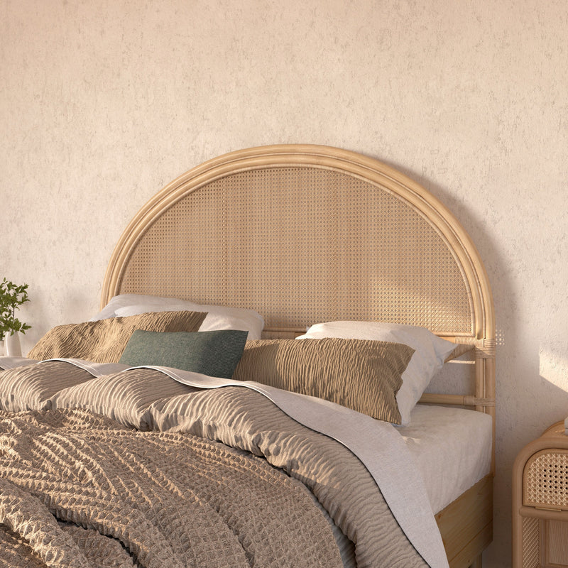 Tête de lit Néora en rotin et cannage 140 cm