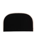Noussa - Half-Moon Cotton and Linen Headboard - Natural