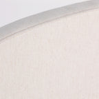 Noussa - Half-Moon Cotton and Linen Headboard - Natural