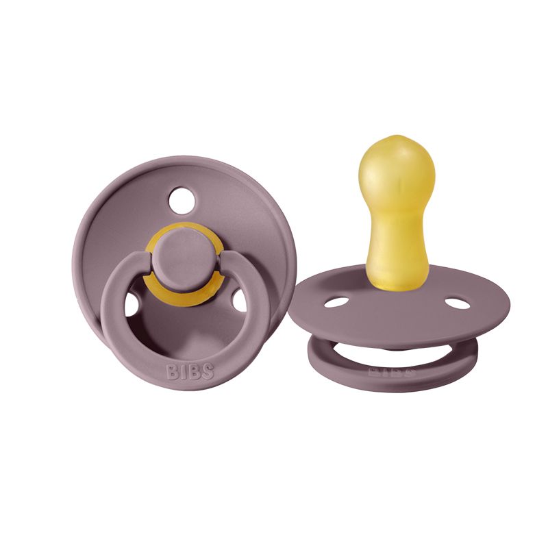 Tétine en caoutchouc 100% naturel couleur Heather Bruyère de la marque danoise bibs - Sélection BIBS à retrouver sur amaetc.com, concept store eco friendly pour enfants