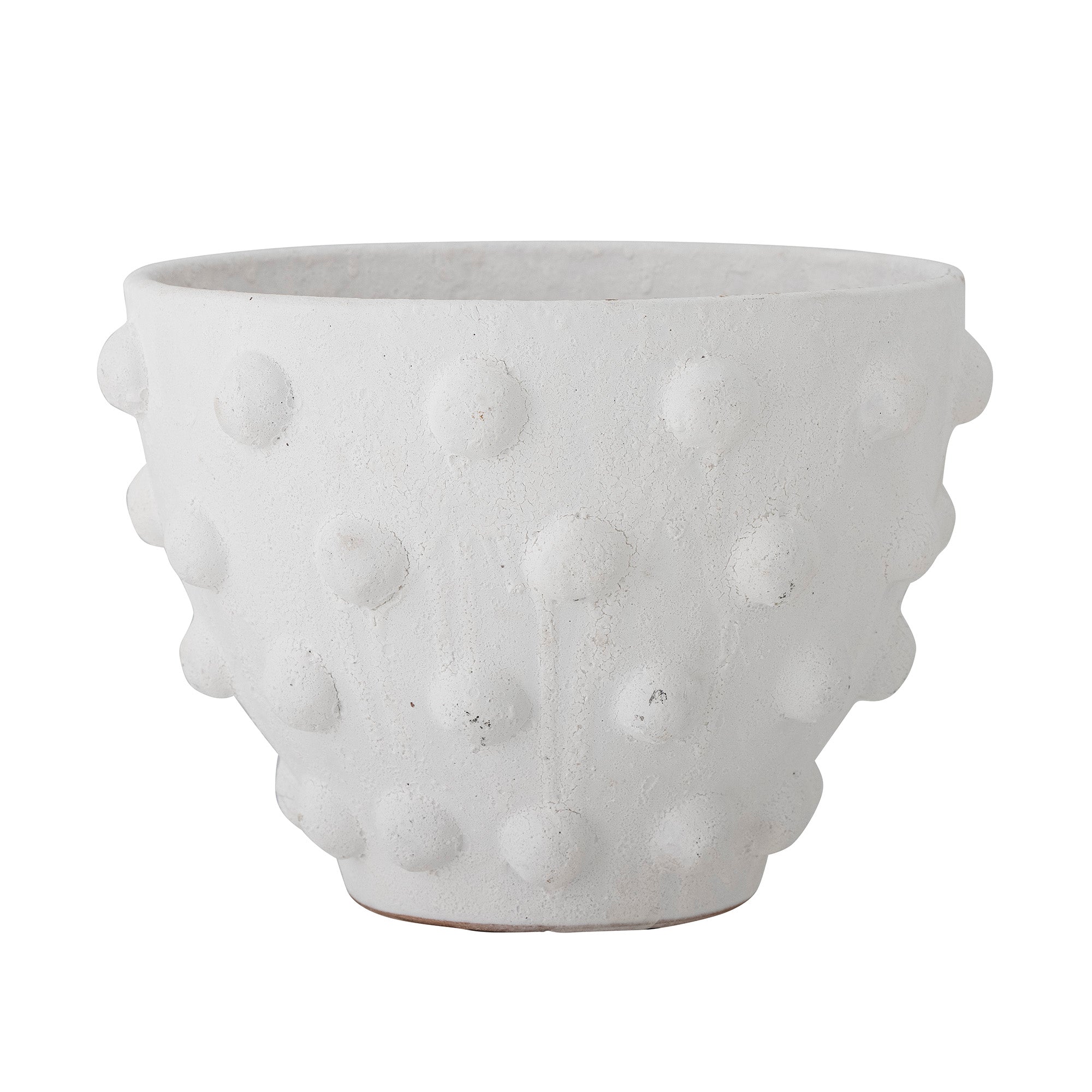 Rokiya - Deco Plant Pot - White - Terracotta