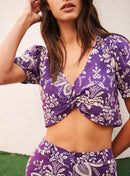 TOP FLUIDE COL V THAIS PETITE MENDIGOTE