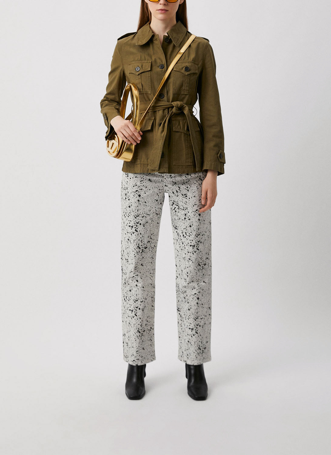 The Kooples - Cortavientos - Military Kaki - Mujer