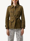 The Kooples - Cortavientos - Military Kaki - Mujer