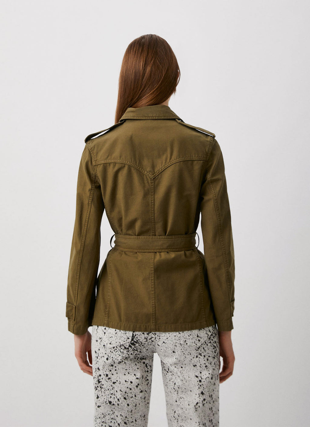 The Kooples - Cortavientos - Military Kaki - Mujer