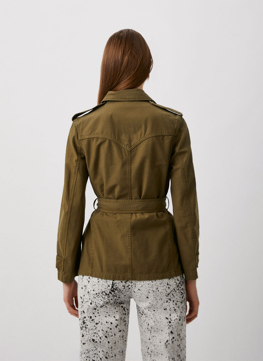 The Kooples - Cortavientos - Military Kaki - Mujer
