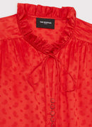 The Kooples - Chemise Jacquard - Red - Femme