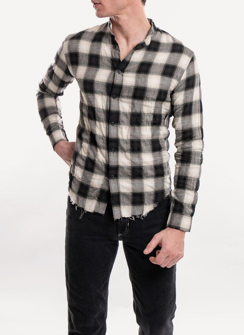 The Kooples - Chemise Checked - Black White - Homme