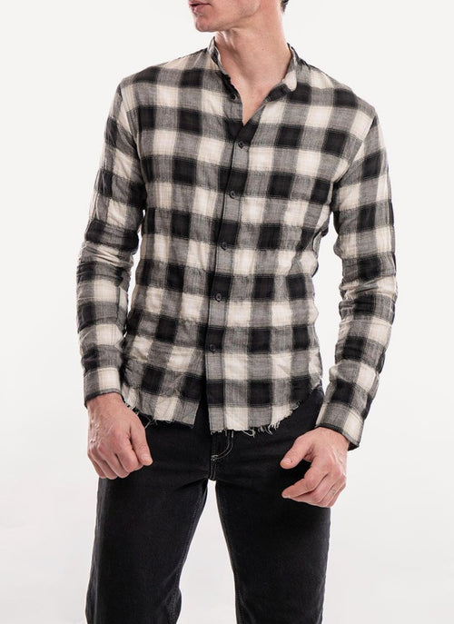 The Kooples - Chemise Checked - Black White - Homme