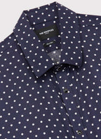 The Kooples - Polka Dot Shirt - Blue/Offwhite - Men