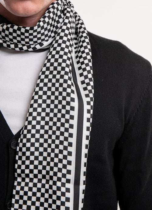 The Kooples - Foulard En Soie - Black - Unisexe