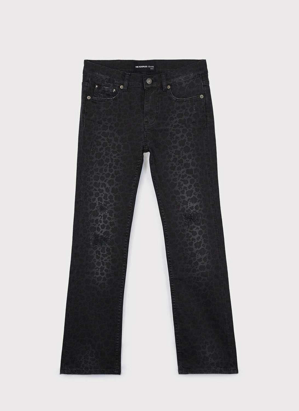 The Kooples - Vaquero Leopardo - Negro/Leopardo - Mujer