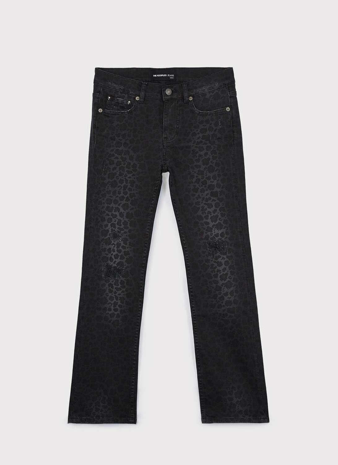The Kooples - Vaquero Leopardo - Negro/Leopardo - Mujer