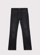 The Kooples - Vaqueros Leopardo - Negro/Leopardo - Mujer